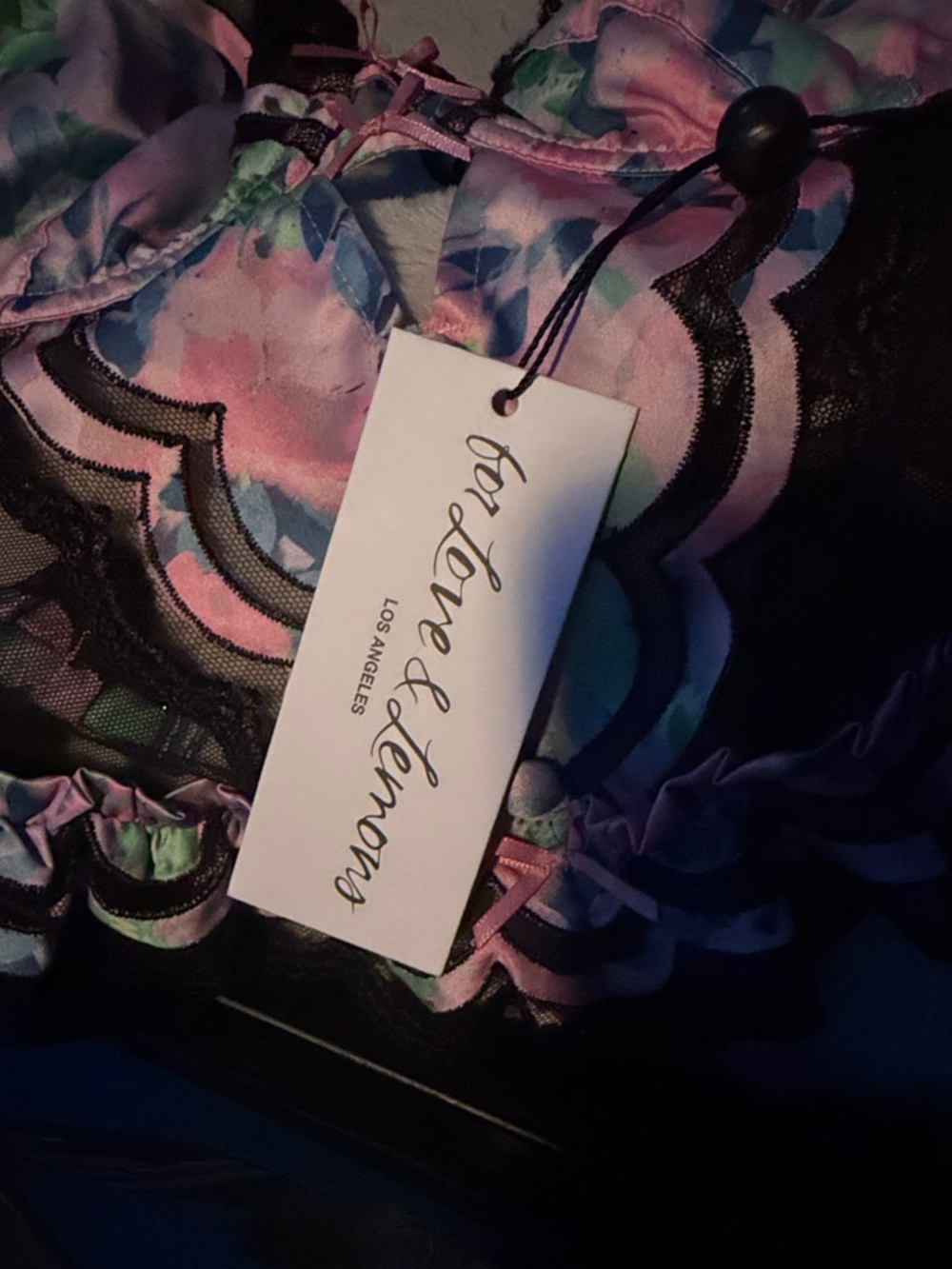 For Love and Lemons ๐ X Victoria Secret Beautiful Floral Bustier Top - NWT - NEW - Picture 5 of 5